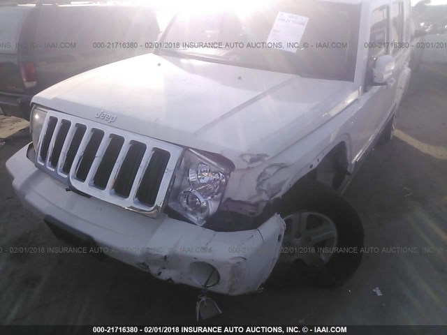 1J8HH58TX9C528933 - 2009 JEEP COMMANDER LIMITED WHITE photo 6