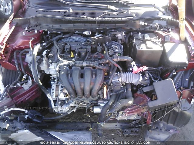 3MYDLBZV7GY116431 - 2016 TOYOTA SCION IA RED photo 10