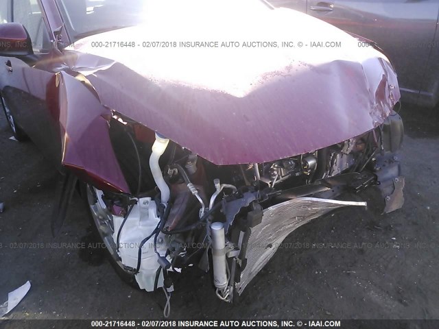 3MYDLBZV7GY116431 - 2016 TOYOTA SCION IA RED photo 6