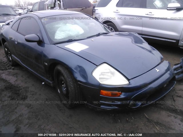 4A3AC84H04E049862 - 2004 MITSUBISHI ECLIPSE GT BLUE photo 1