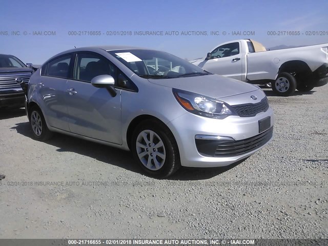 KNADM4A30G6684087 - 2016 KIA RIO LX Շագանակագույն լուսանկար 1