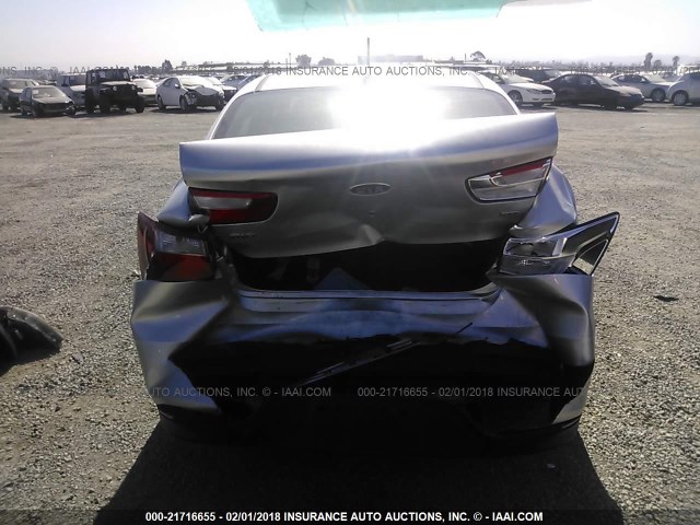 KNADM4A30G6684087 - 2016 KIA RIO LX Շագանակագույն լուսանկար 6
