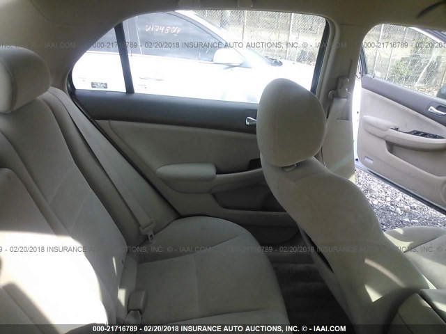 1HGCM56317A120394 - 2007 HONDA ACCORD SE WHITE photo 8