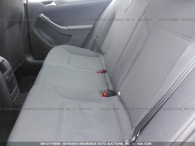 3VW2K7AJ3EM433185 - 2014 VOLKSWAGEN JETTA S 红色 照片 8