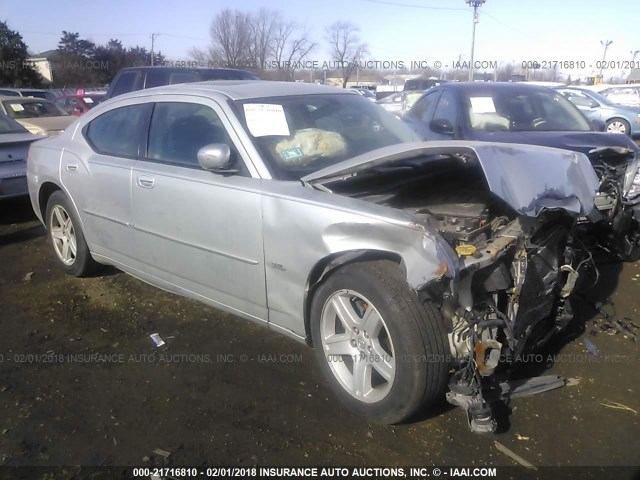 2B3CA3CV9AH242643 - 2010 DODGE CHARGER SXT SILVER photo 1