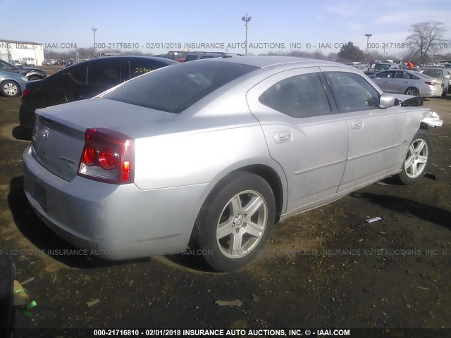 2B3CA3CV9AH242643 - 2010 DODGE CHARGER SXT SILVER photo 4