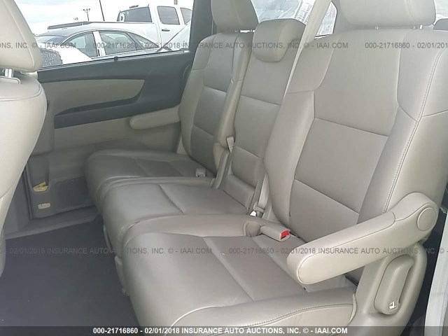 5FNRL5H64EB082876 - 2014 HONDA ODYSSEY EXL თეთრი ფოტო 8