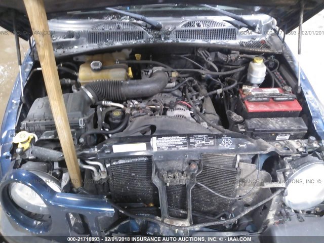 1J4GL48K74W175314 - 2004 JEEP LIBERTY SPORT Mavi foto 10