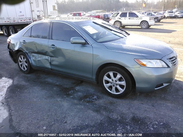4T1BE46K38U777699 - 2008 TOYOTA CAMRY CE/LE/XLE/SE GREEN photo 1