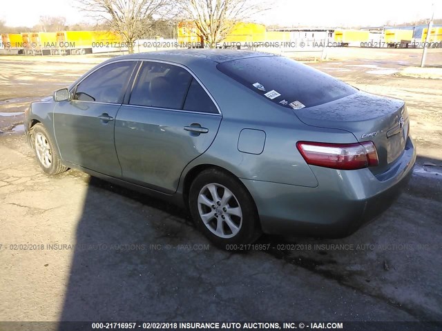 4T1BE46K38U777699 - 2008 TOYOTA CAMRY CE/LE/XLE/SE GREEN photo 3