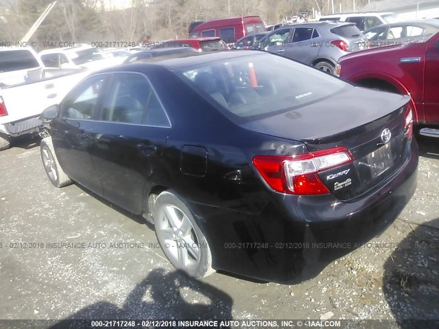 4T1BF1FK2CU503012 - 2012 TOYOTA CAMRY SE/LE/XLE Қара фото 3