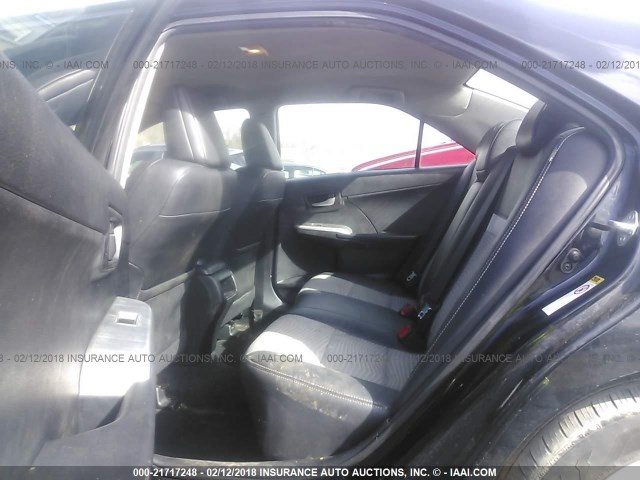 4T1BF1FK2CU503012 - 2012 TOYOTA CAMRY SE/LE/XLE Қара фото 8