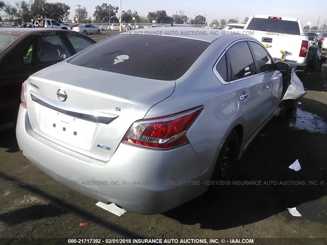 1N4AL3AP9DN511763 - 2013 NISSAN ALTIMA 2.5/S/SV/SL SILVER photo 4