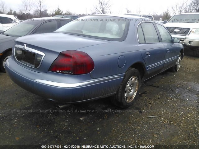 1LNHM97V6YY767504 - 2000 LINCOLN CONTINENTAL  BLUE photo 4