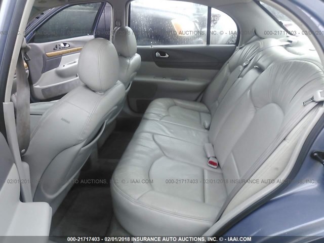 1LNHM97V6YY767504 - 2000 LINCOLN CONTINENTAL  Niebieski zdjęcie 8