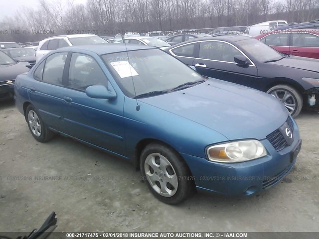 3N1CB51D94L833278 - 2004 NISSAN SENTRA 1.8/1.8S BLUE photo 1