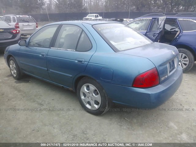 3N1CB51D94L833278 - 2004 NISSAN SENTRA 1.8/1.8S BLUE photo 3