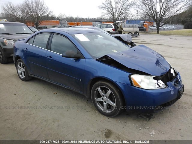 1G2ZG58N374209420 - 2007 PONTIAC G6 SE BLUE photo 1