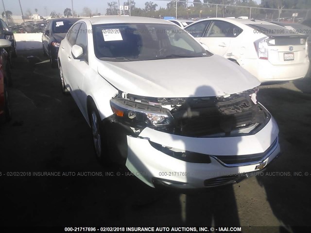 1G1ZJ5SUXGF357607 - 2016 CHEVROLET MALIBU HYBRID WHITE photo 1