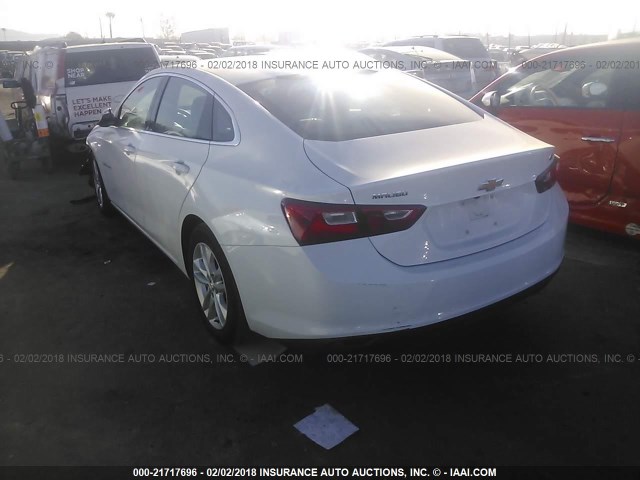 1G1ZJ5SUXGF357607 - 2016 CHEVROLET MALIBU HYBRID WHITE photo 3