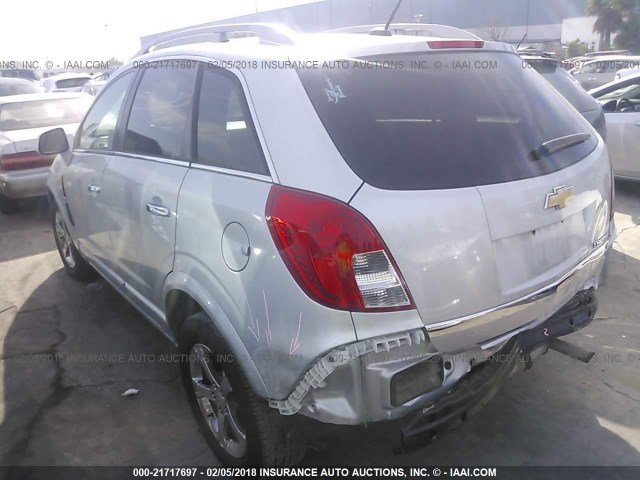 3GNFL3EK1DS528519 - 2013 CHEVROLET CAPTIVA LT SILVER photo 3