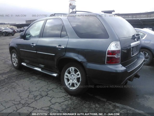 2HNYD18704H533265 - 2004 ACURA MDX TOURING GRAY photo 3