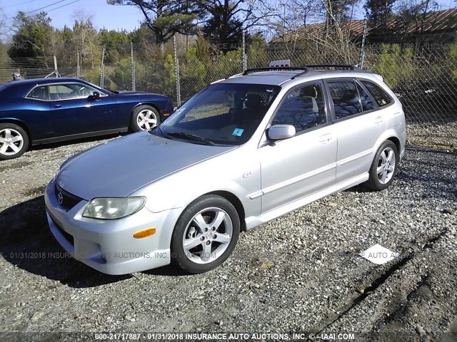 JM1BJ245821627792 - 2002 MAZDA PROTEGE PR5 银色 照片 2