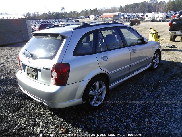 JM1BJ245821627792 - 2002 MAZDA PROTEGE PR5 银色 照片 4