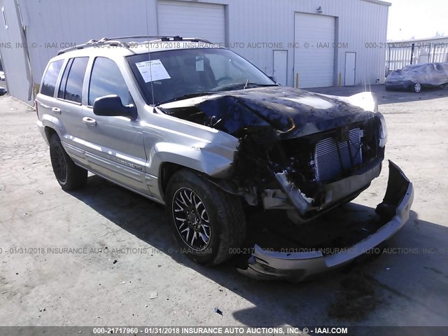 1J4GW58N34C206728 - 2004 JEEP GRAND CHEROKEE LIMITED GOLD photo 1