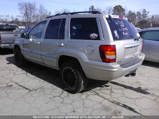 1J4GW58N34C206728 - 2004 JEEP GRAND CHEROKEE LIMITED GOLD photo 3