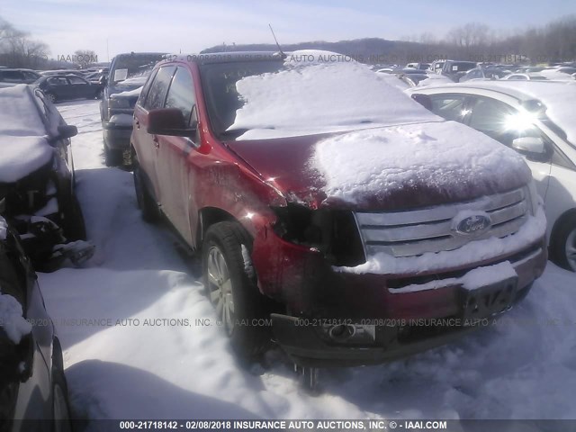 2FMDK49C68BA32571 - 2008 FORD EDGE LIMITED RED photo 1