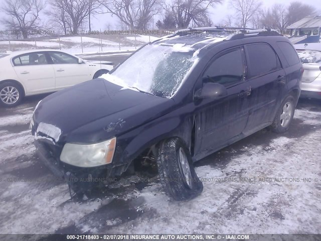 2CKDL73F566108625 - 2006 PONTIAC TORRENT PURPLE photo 2