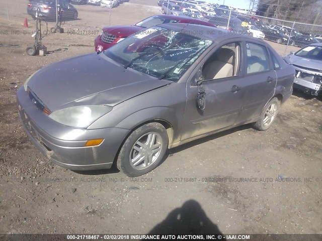 1FAFP38Z84W115464 - 2004 FORD FOCUS ZTS BROWN photo 2