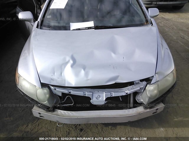1HGFA16978L021717 - 2008 HONDA CIVIC EXL SILVER photo 6