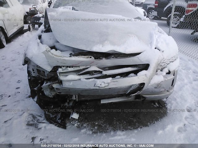 1G1ZB5EB6A4145927 - 2010 CHEVROLET MALIBU LS ვერცხლისფერი ფოტო 6