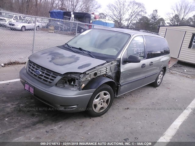 2FMZA51644BA70153 - 2004 FORD FREESTAR SE GRAY photo 2