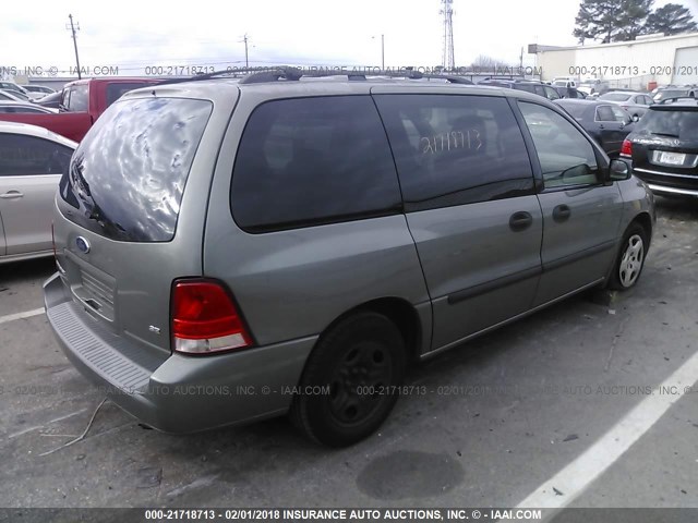 2FMZA51644BA70153 - 2004 FORD FREESTAR SE GRAY photo 4