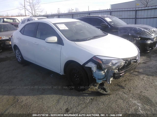 2T1BURHEXFC282907 - 2015 TOYOTA COROLLA L/LE/LE PLS/PRM/S/S PLS WHITE photo 1