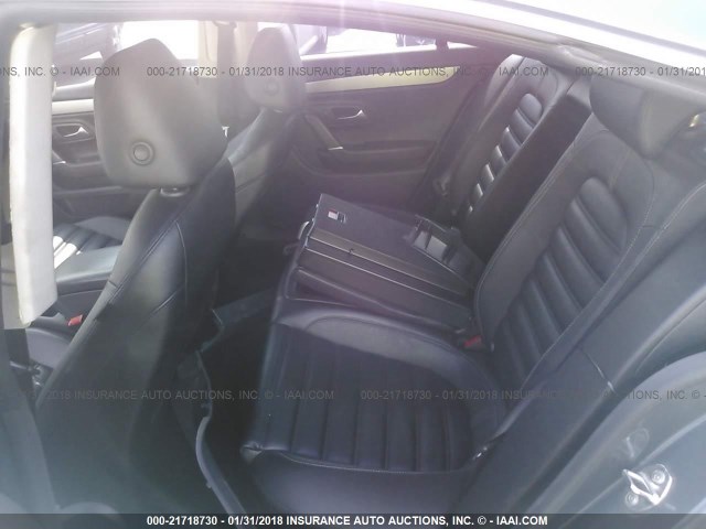 WVWHN7AN2CE536317 - 2012 VOLKSWAGEN CC LUXURY GRAY photo 8