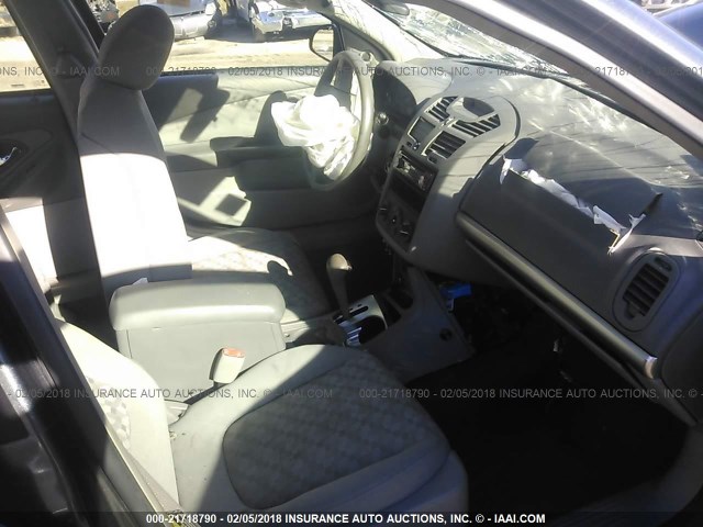 1G1ZT54875F213293 - 2005 CHEVROLET MALIBU LS ნაცრისფერი ფოტო 5