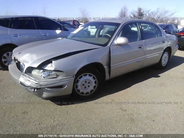 1G4CW52K7W4603967 - 1998 BUICK PARK AVENUE  TAN photo 2