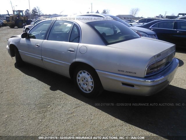 1G4CW52K7W4603967 - 1998 BUICK PARK AVENUE  TAN photo 3