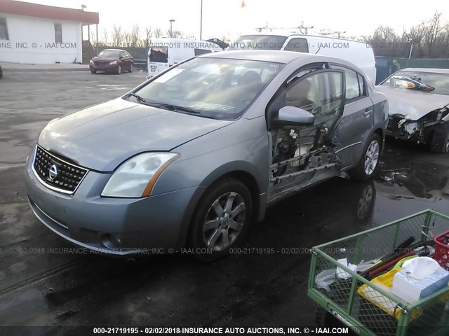 3N1AB61E28L654849 - 2008 NISSAN SENTRA 2.0/2.0S/2.0SL SILVER photo 2