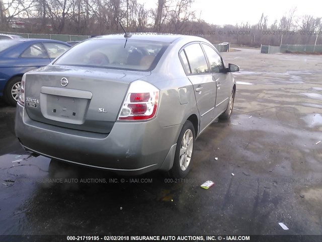 3N1AB61E28L654849 - 2008 NISSAN SENTRA 2.0/2.0S/2.0SL SILVER photo 4