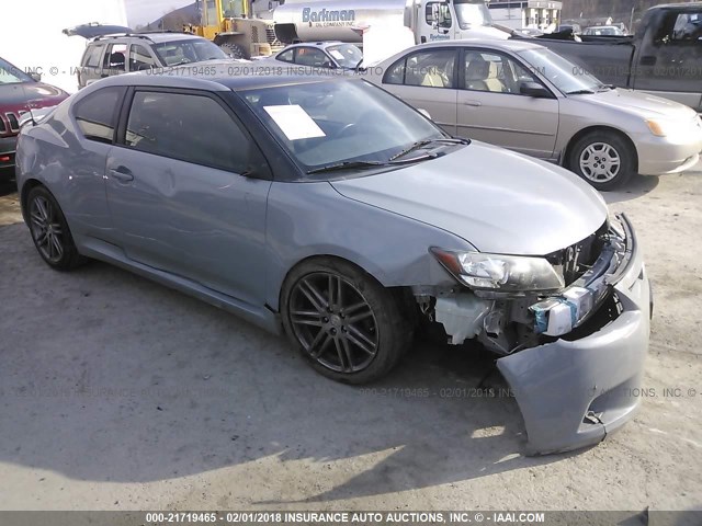 JTKJF5C76B3017288 - 2011 TOYOTA SCION TC 灰色 照片 1