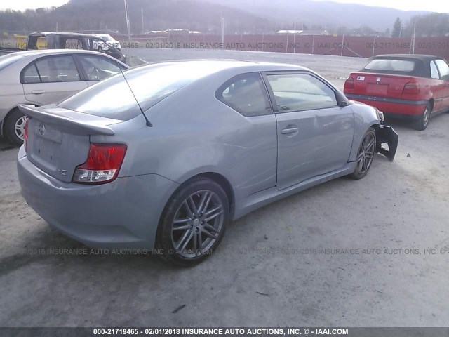 JTKJF5C76B3017288 - 2011 TOYOTA SCION TC 灰色 照片 4