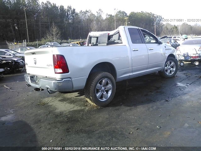 1C6RR7GT3FS593928 - 2015 RAM 1500 SLT SILVER photo 4