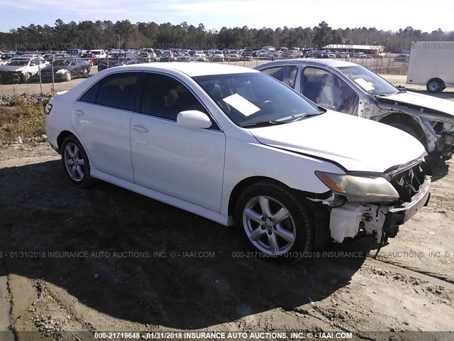 4T1BE46K49U817659 - 2009 TOYOTA CAMRY SE/LE/XLE WHITE photo 1