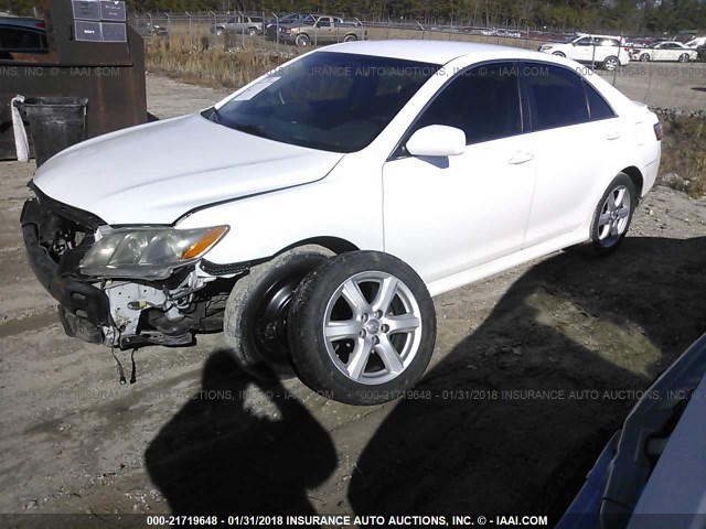 4T1BE46K49U817659 - 2009 TOYOTA CAMRY SE/LE/XLE WHITE photo 2