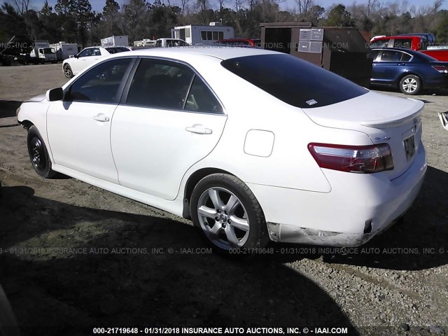 4T1BE46K49U817659 - 2009 TOYOTA CAMRY SE/LE/XLE WHITE photo 3